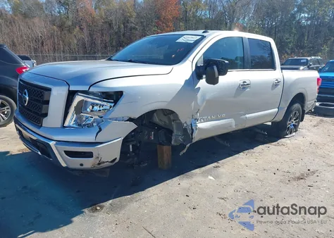 2020 Nissan Titan Sv 4X2 from USA, damaged, VIN 1N6AA1EF7LN510239